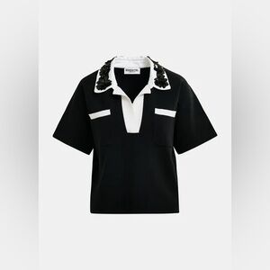 ESSENTIEL ANTWERP Hoiseau Top in Black NWT. Size Small.